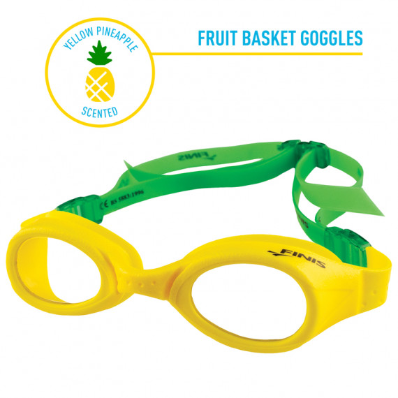 Ochelari inot copii - Finis Fruit Basket Yellow Pineapple